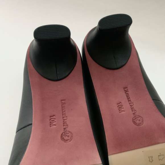 L' AMOUR DES PIEDS WOMEN'S JOZEFA BLACK NAPPA LEATHER PUMPS DRESS SHOES 10 - Picture 6 of 7